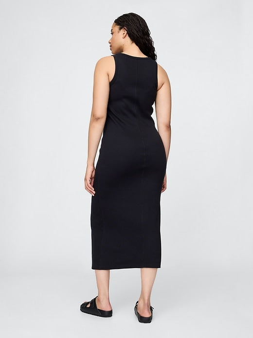 Gap Rib Midi Dress