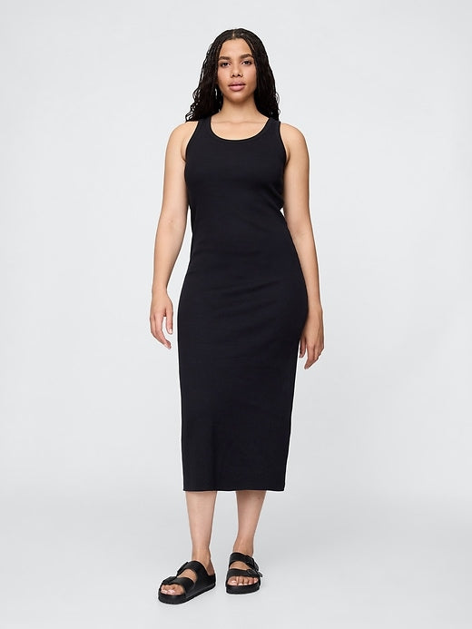 Gap Rib Midi Dress