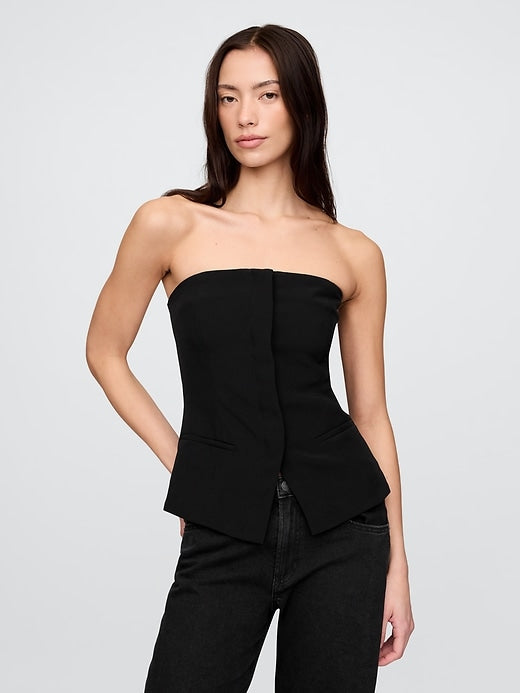 Gap Strapless BiStretch Corset Top