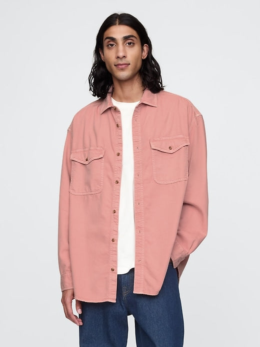 Gap UltraSoft Denim Big Shirt