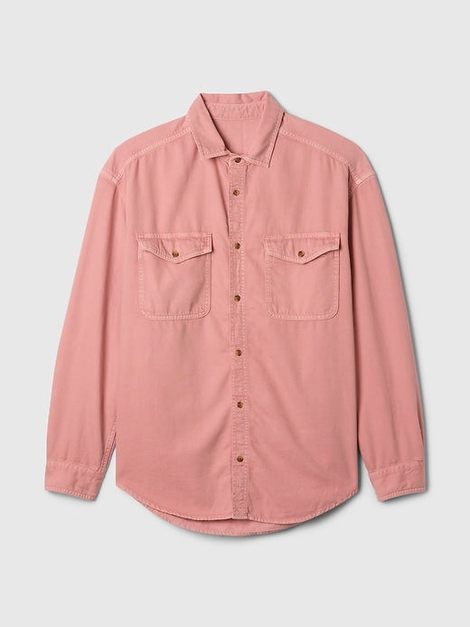 Gap UltraSoft Denim Big Shirt