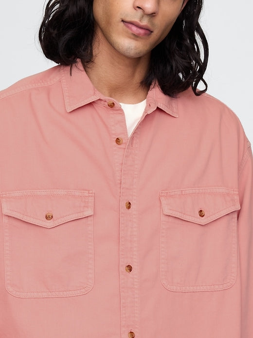 Gap UltraSoft Denim Big Shirt