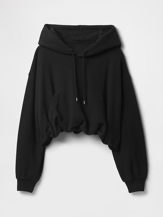 Gap Heavyweight French Terry Cropped Bubble Hoodie