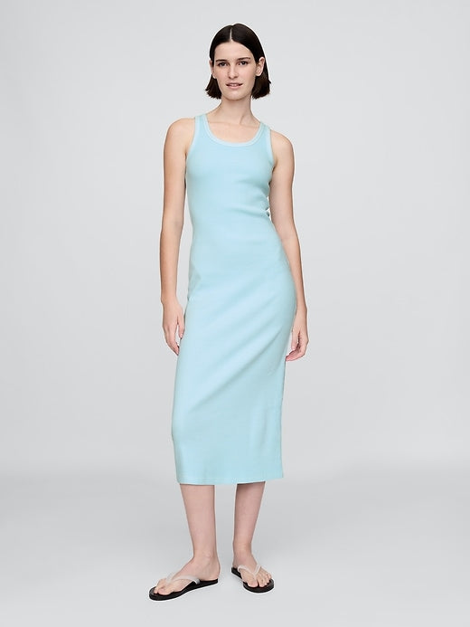 Gap Rib Midi Dress