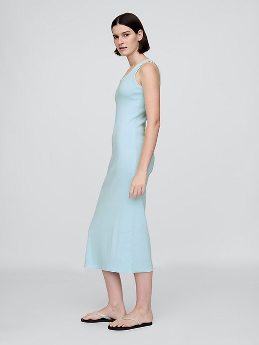 Gap Rib Midi Dress