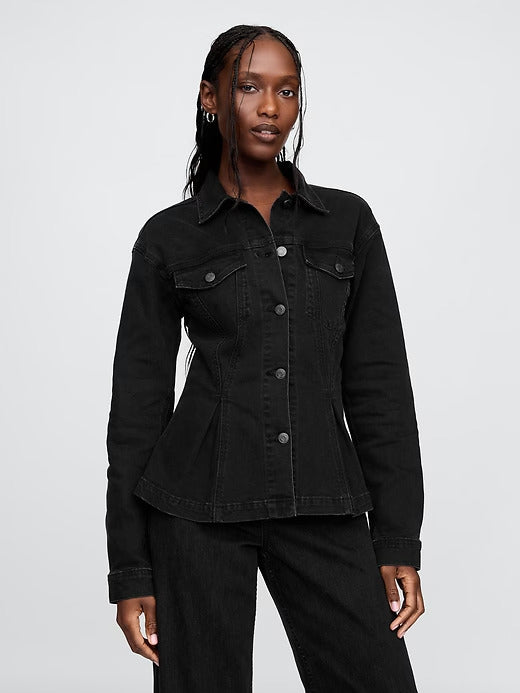Gap Peplum Denim Jacket