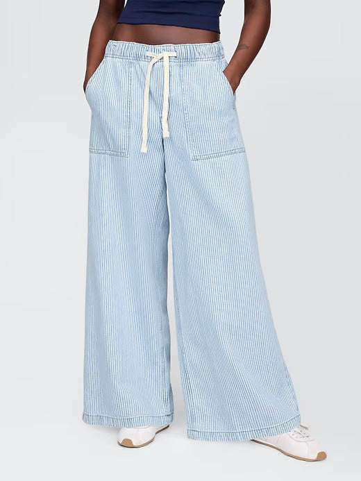 Gap Mid Rise UltraSoft Easy Baggy Jeans