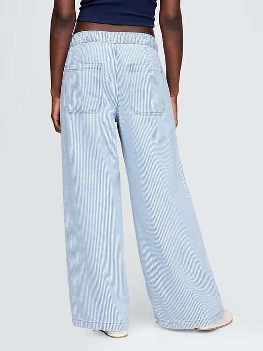 Gap Mid Rise UltraSoft Easy Baggy Jeans