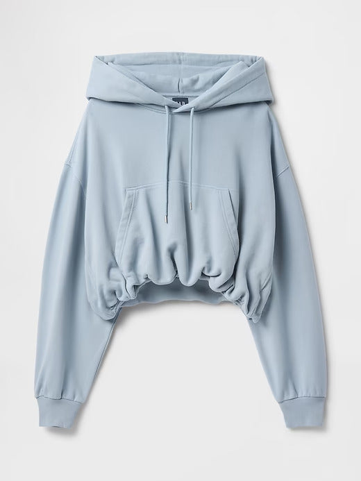Gap Heavyweight French Terry Cropped Bubble Hoodie