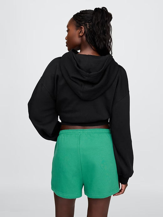 Gap  VintageSoft Arch Logo Cropped Hoodie