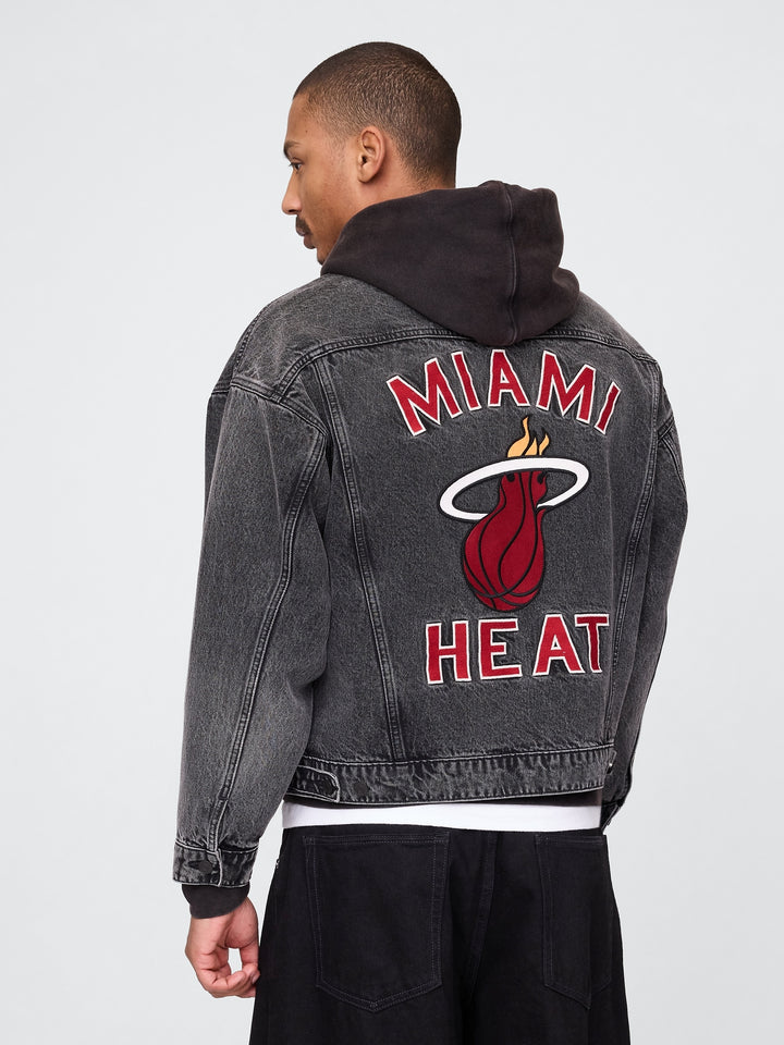 GAP NBA Miami Heat Icon Denim Jacket