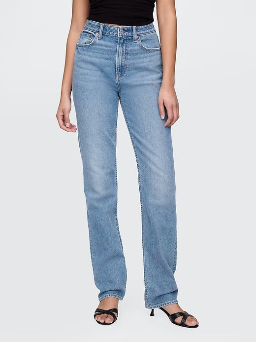 Gap Curvy High Rise '90s Straight Jeans