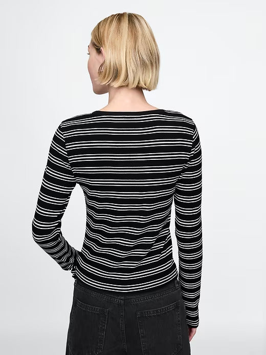 Gap Modern Rib Cropped T-Shirt