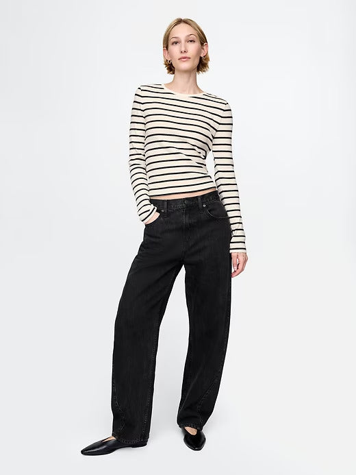 Gap Modern Rib Cropped T-Shirt