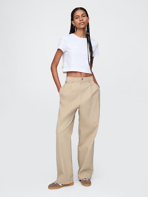 Gap Organic Cotton VintageSoft Cropped T-Shirt