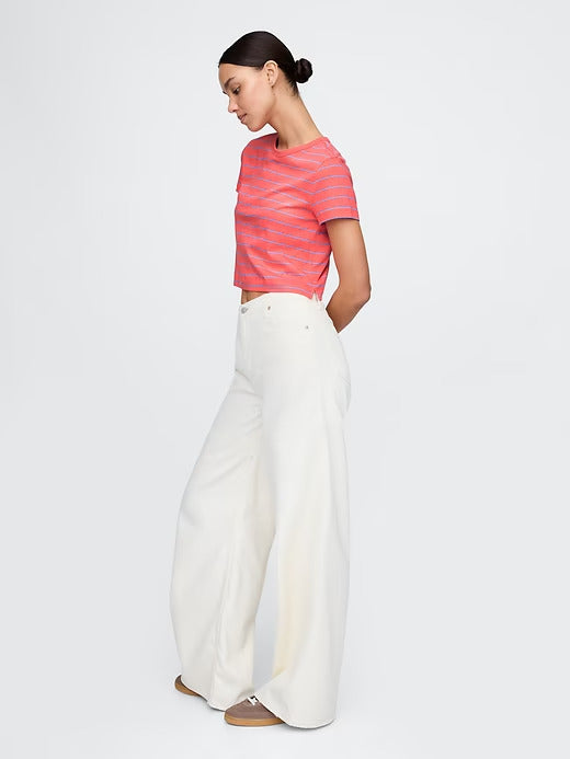 Gap Organic Cotton VintageSoft Cropped T-Shirt