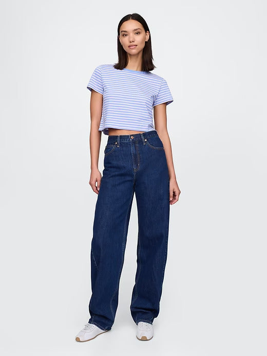 Gap Organic Cotton VintageSoft Cropped T-Shirt