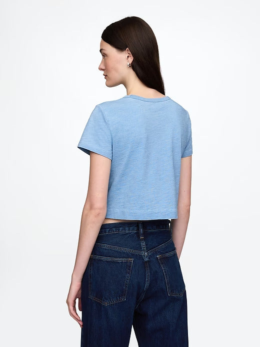Gap Organic Cotton VintageSoft Cropped T-Shirt