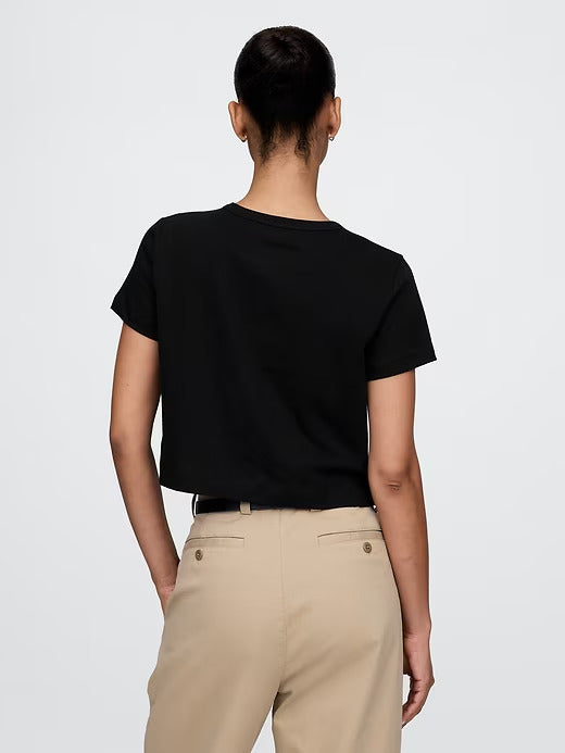 Gap Organic Cotton VintageSoft Cropped T-Shirt