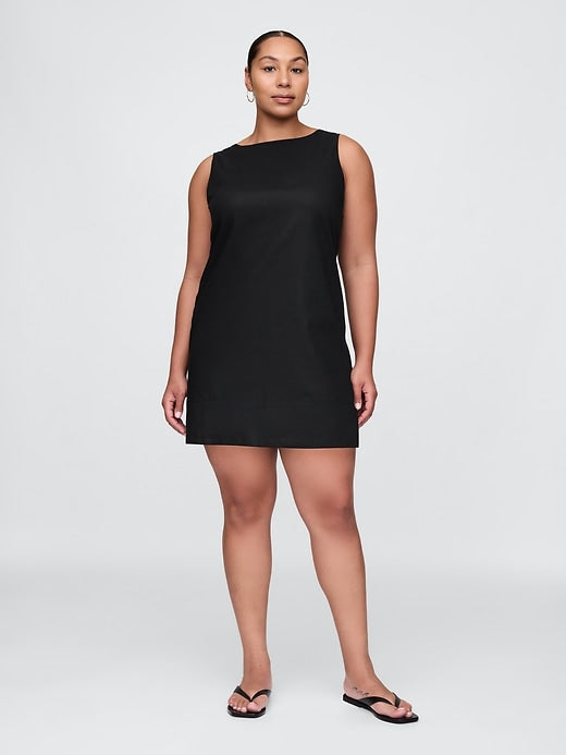 Gap Linen-Blend Mini Shift Dress