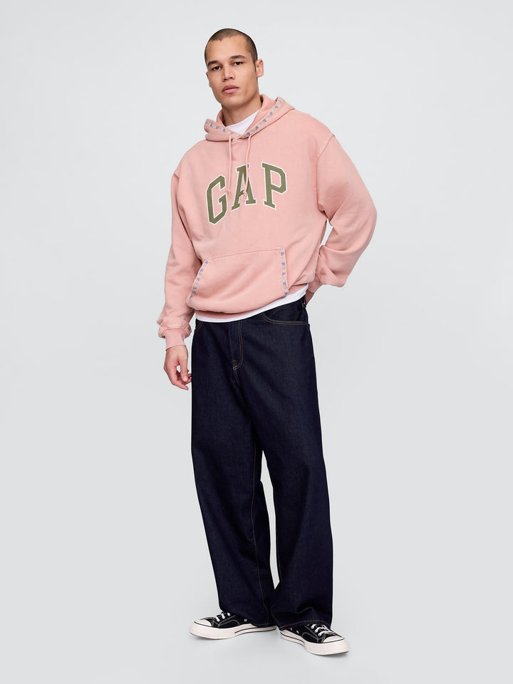 GAP VintageSoft Oversized Logo Hoodie