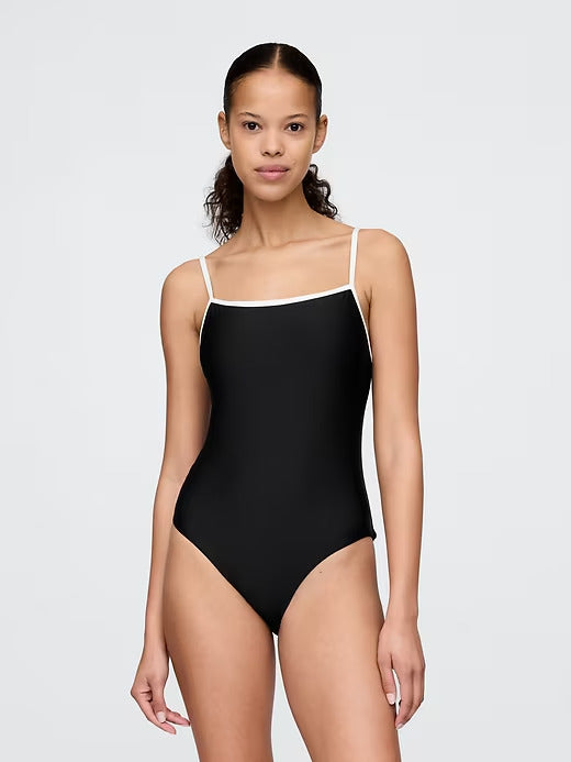 Gap Square-Neck One-Piece Swimsuit