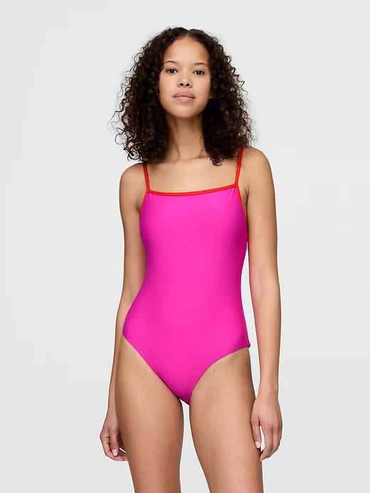 Gap Square-Neck One-Piece Swimsuit