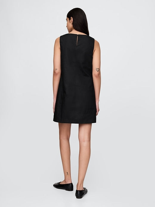 Gap Linen-Blend Mini Shift Dress