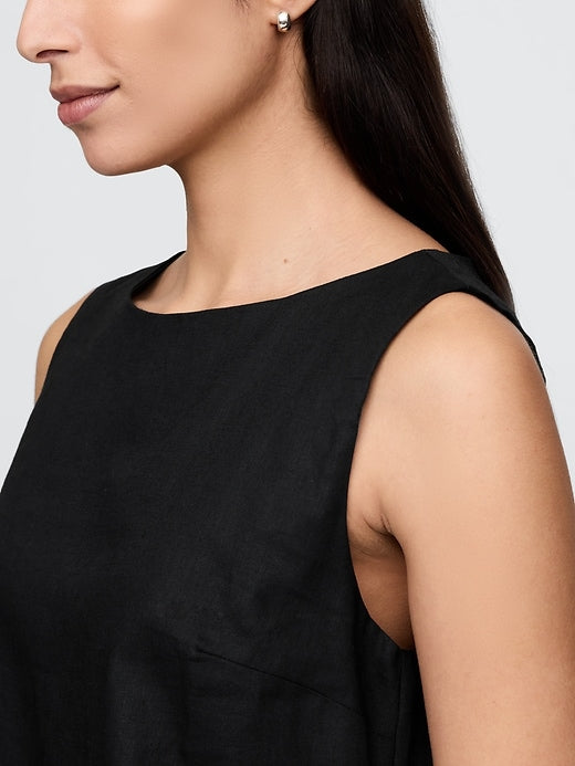 Gap Linen-Blend Mini Shift Dress