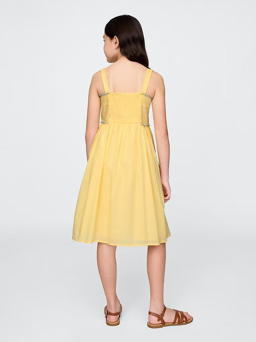 Gap Kids Embroidered Midi Dress