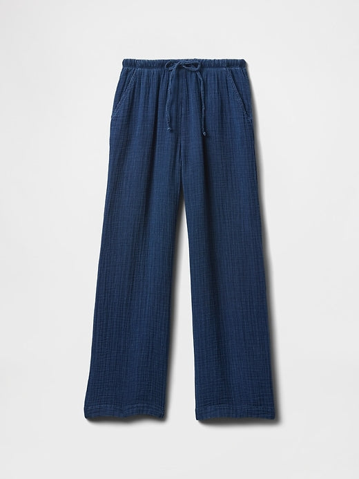 Gap Kids Crinkle Gauze Denim Baggy Pants
