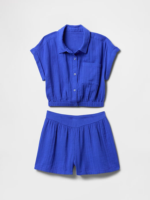 Gap Kids Crinkle Gauze Outfit Set