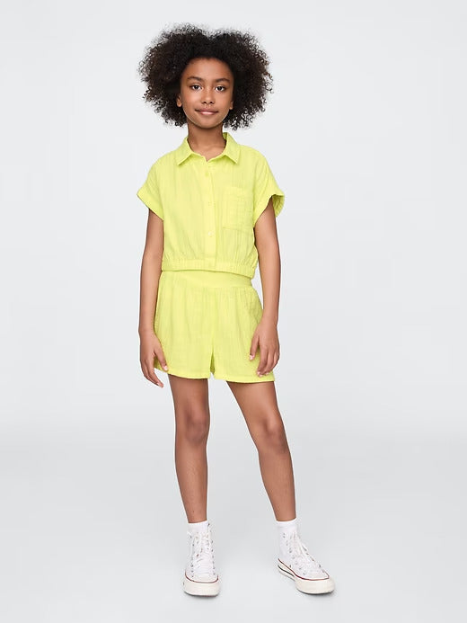Gap Kids Crinkle Gauze Outfit Set