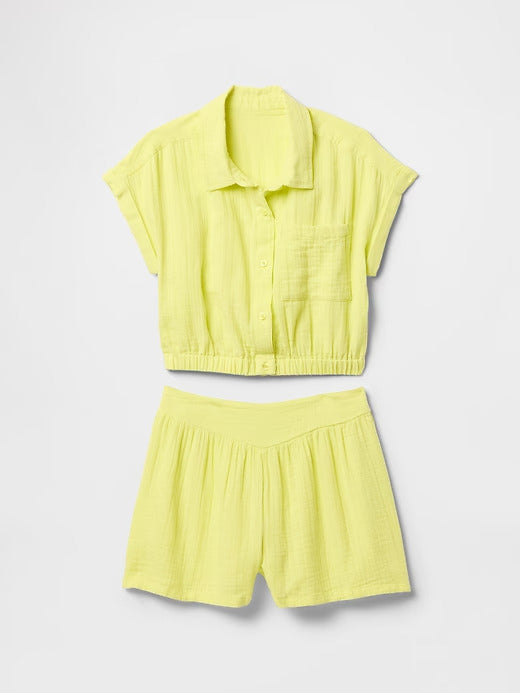 Gap Kids Crinkle Gauze Outfit Set