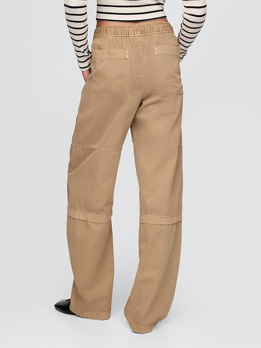 Gap Mid Rise Easy Utility Barrel Pants