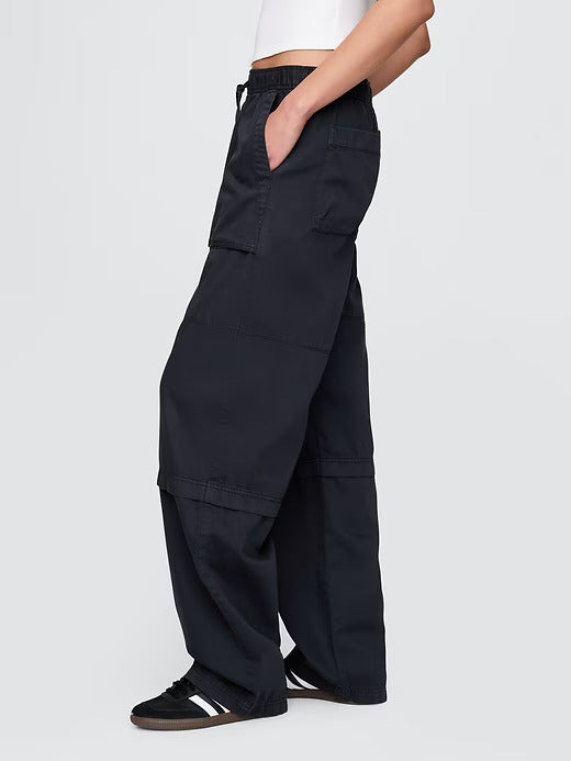 Gap Mid Rise Easy Utility Barrel Pants