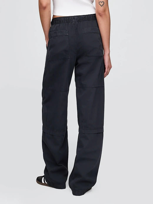 Gap Mid Rise Easy Utility Barrel Pants