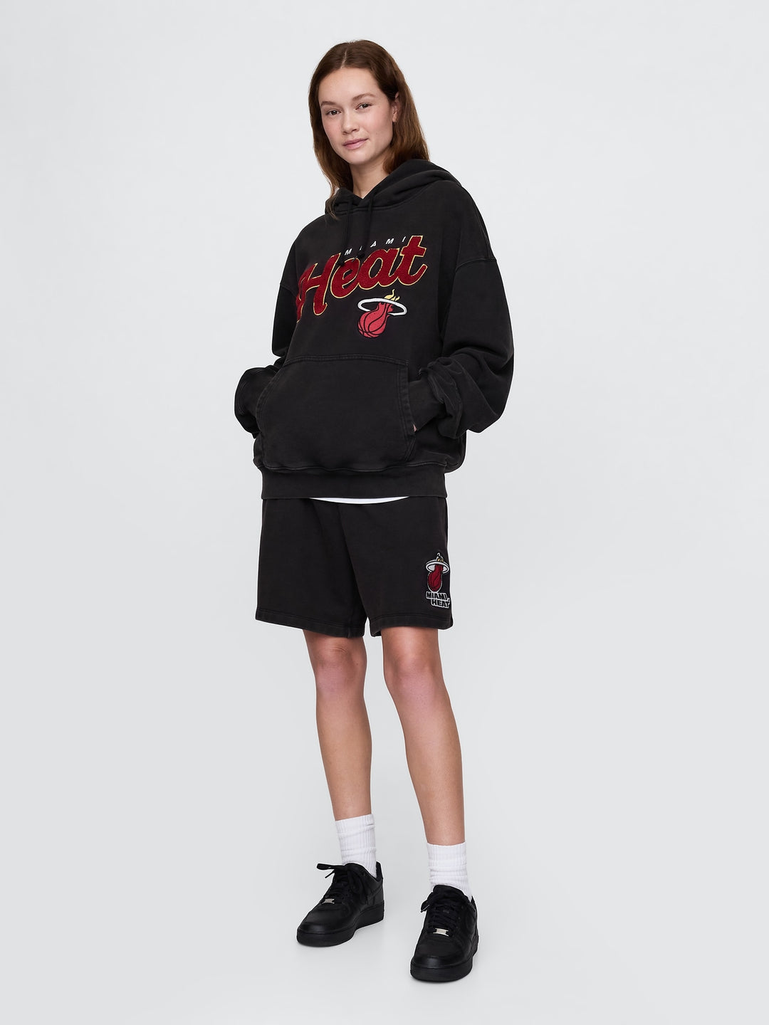 GAP  NBA Miami Heat Logo Heavyweight Hoodie