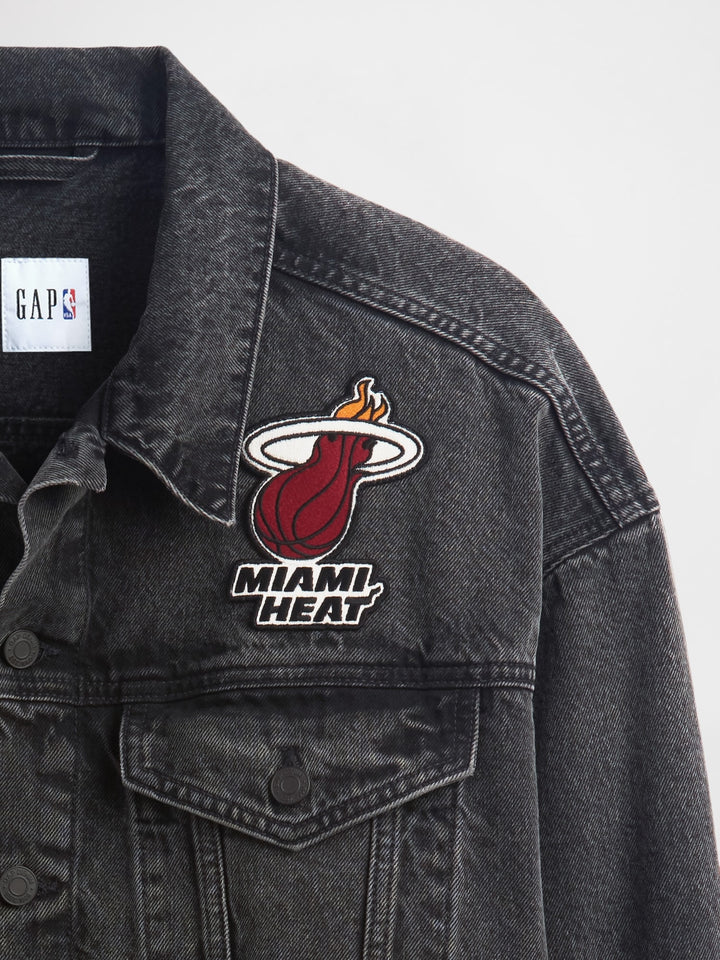 GAP NBA Miami Heat Icon Denim Jacket