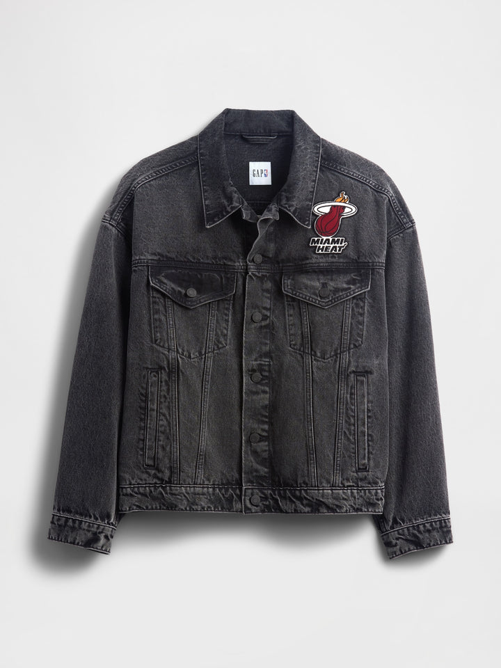 GAP NBA Miami Heat Icon Denim Jacket