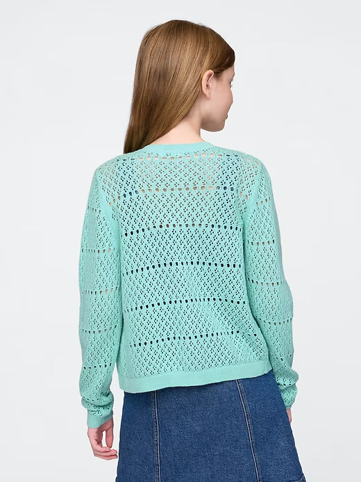 Gap Girls Pointelle Cardigan