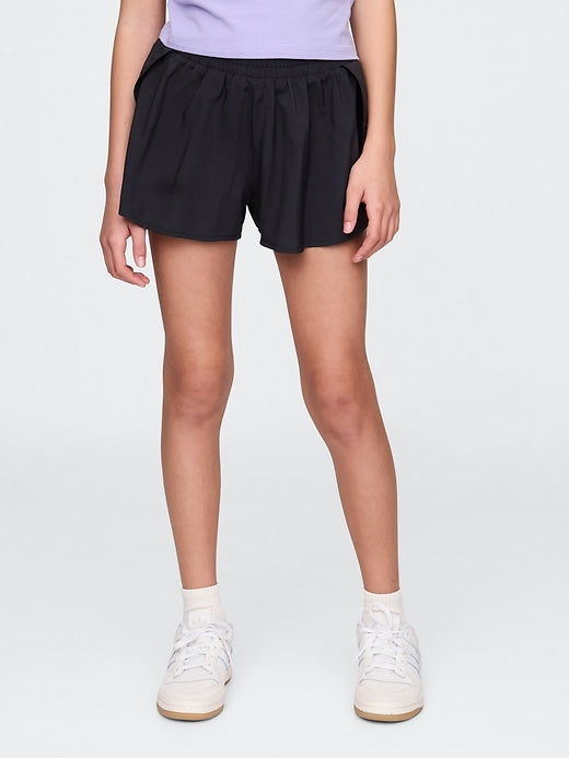 Gap Kids Recycled Butterfly-Hem Run Shorts