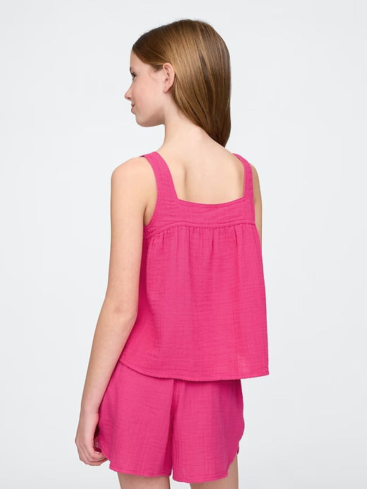 Gap Kids Crinkle Gauze Swing Top