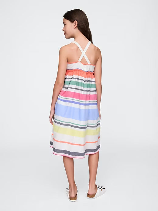 Gap Kids Apron Neck Midi Dress