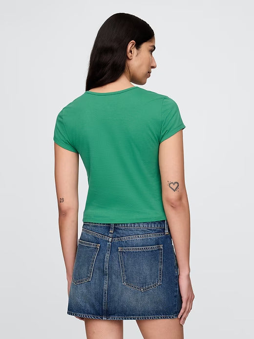 Gap Cropped Graphic T-Shirt