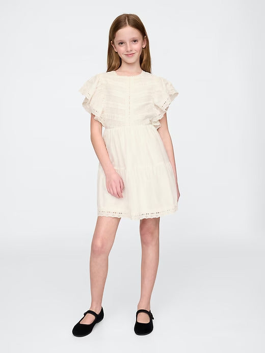 Gap Kids Lace Tiered Ruffle Dress