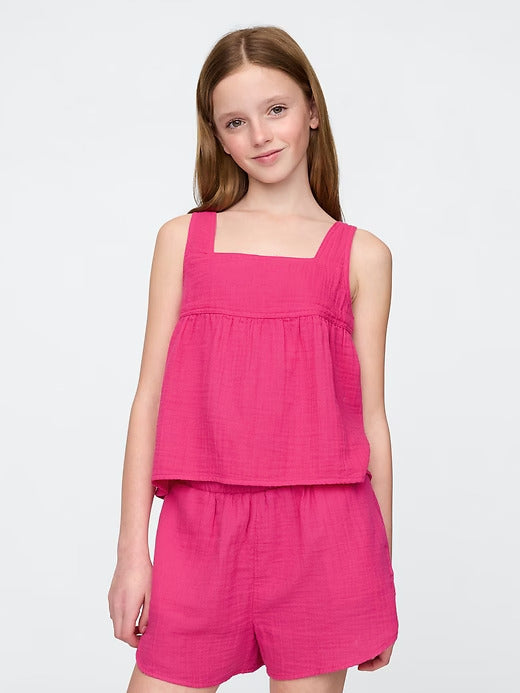 Gap Kids Crinkle Gauze Swing Top