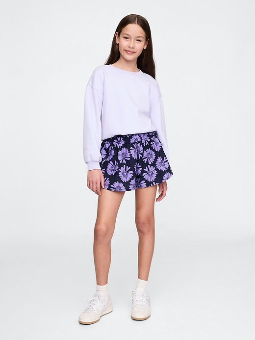 Gap Kids Recycled Butterfly-Hem Run Shorts