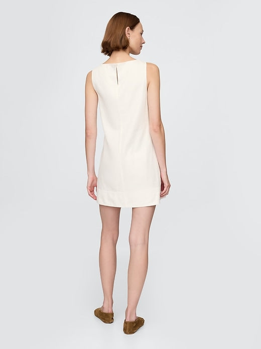Gap Linen-Blend Mini Shift Dress
