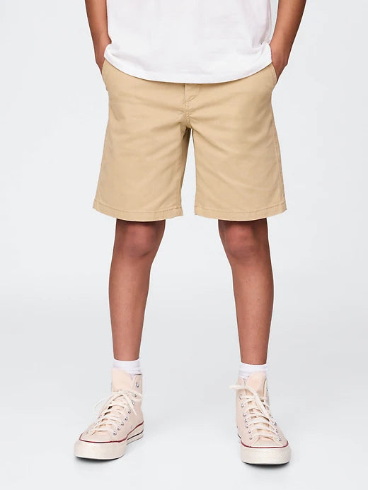 Gap Kids 7" Relaxed Khaki Shorts